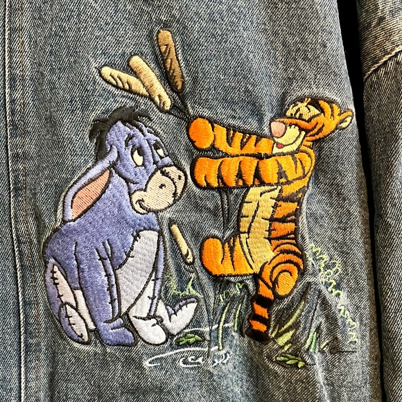 Disney Jackets & Blazers - EUC XL Disney Vintage 90s Pooh Piglet Eeyore Tigger Jacket Coat